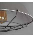 Abruzzo Lampa Wisząca Retro Loft Szara 36cm E27 Patrone ABR-LSW-PAT