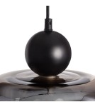 Abruzzo Lampa Wisząca metal i szkło dymione G9 Ø24cm Cartier ABR-LWS-C-CAR