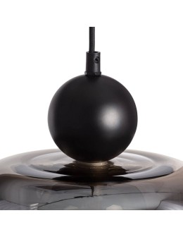 Abruzzo Metal and Smoked Glass Pendant Lamp G9 Ø24cm Cartier ABR-LWS-C-CAR - product 2