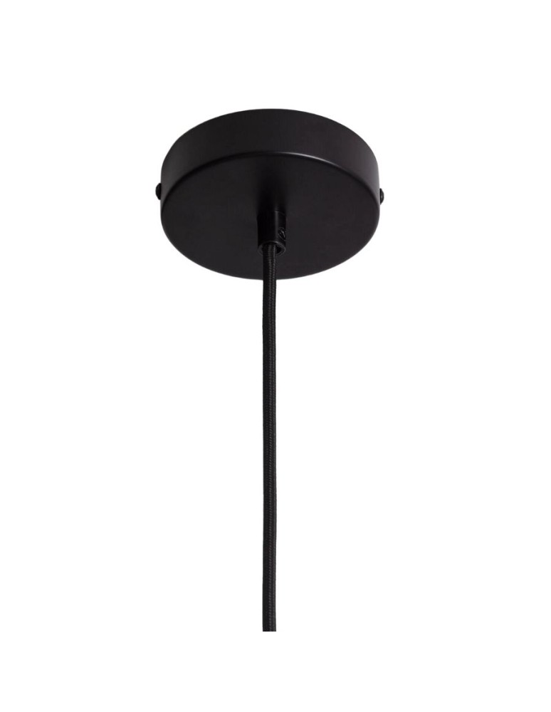 Pendant lamps - Abruzzo Metal and Amber Glass Pendant Lamp G9 Ø24cm Cartier ABR-LWS-BU-CAR - product kolory-swiatla.pl 5