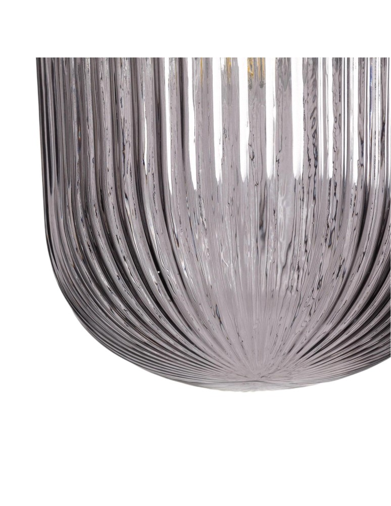 Abruzzo Lampa Wisząca Szklana Ø22cm Niko ABR-LWS-C-NIK