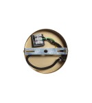 Abruzzo Lampa Wisząca Szklana Ø22cm Niko ABR-LWS-C-NIK