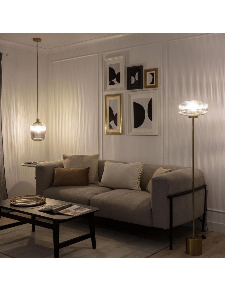 Pendant lamps - Abruzzo Glass Pendant Lamp Ø22cm Niko ABR-LWS-C-NIK - product kolory-swiatla.pl 7