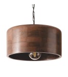 Abruzzo Lampa Wisząca z Drewna z Mango Ø40cm Niche ABR-LWD-NICH