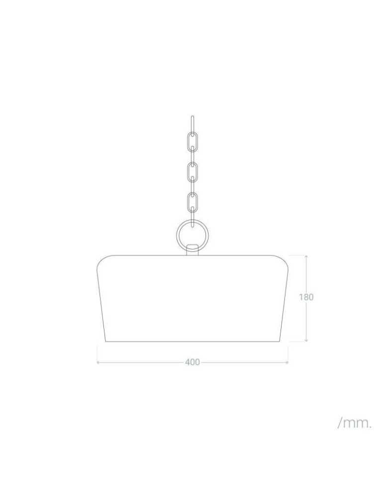 Abruzzo Lampa Wisząca z Drewna z Mango Ø40cm Niche ABR-LWD-NICH