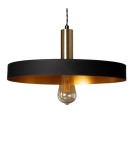 Abruzzo Lampa Wisząca z metalu Ø40cm Czarna E27 Dario ABR-LWO-DARIO-C