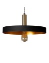 View Abruzzo Metal Pendant Lamp Ø40cm Black E27 Dario ABR-LWO-DARIO-C