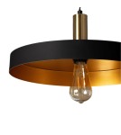 Abruzzo Lampa Wisząca z metalu Ø40cm Czarna E27 Dario ABR-LWO-DARIO-C