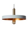 View Abruzzo Metal Pendant Lamp Ø40cm E27 Grey Dario ABR-LWO-DARIO-S
