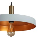 Abruzzo Lampa Wisząca z metalu Ø40cm E27 Szara Dario ABR-LWO-DARIO-S