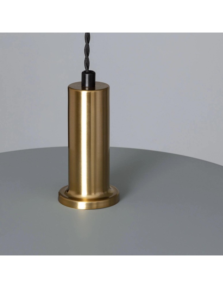 Abruzzo Lampa Wisząca z metalu Ø40cm E27 Szara Dario ABR-LWO-DARIO-S