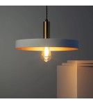 Abruzzo Lampa Wisząca z metalu Ø40cm E27 Biała Dario ABR-LWO-DARIO-B