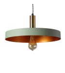 Pendant lamps - Abruzzo Metal Pendant Lamp Ø40cm E27 Green Dario ABR-LWO-DARIO-Z - product 1
