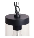 Abruzzo Lampa Wisząca Zewnętrzna Czarna E27 IP44 Finto ABR-LWZIP44-C