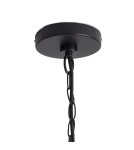 Abruzzo Lampa Wisząca Zewnętrzna Czarna E27 IP44 Finto ABR-LWZIP44-C