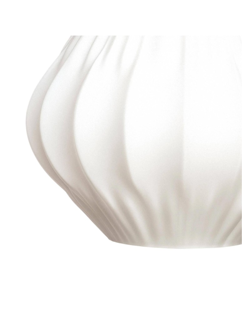 Abruzzo Lampa Wisząca ze szkła mlecznego Ø30cm E27 Dizzaro ABR-LWSM-DIZZ