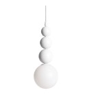 Pendant lamps - Abruzzo Milk Glass Pendant Lamp Ø30cm G9 Dizzaro Trio ABR-LWSM-DIZZ2 - product 1