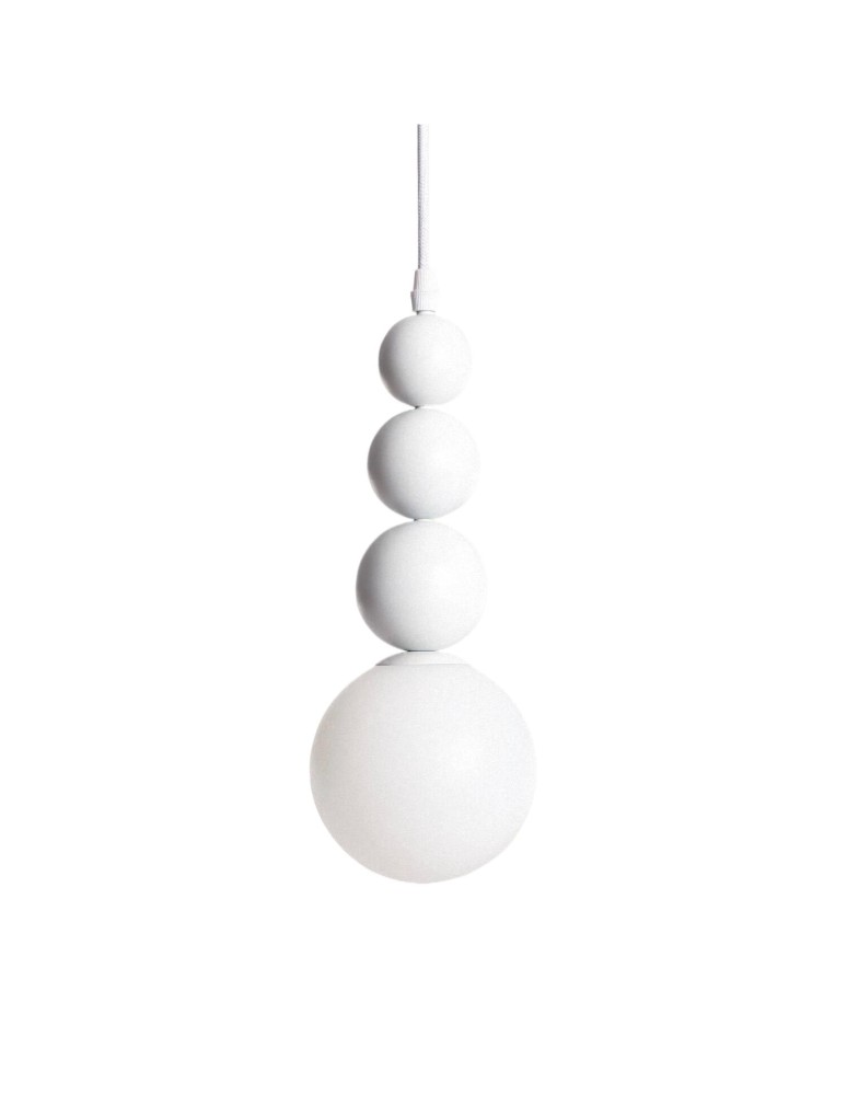 Pendant lamps - Abruzzo Milk Glass Pendant Lamp Ø30cm G9 Dizzaro Trio ABR-LWSM-DIZZ2 - product kolory-swiatla.pl 1