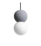 Pendant lamps - Abruzzo Grey Ø30cm G9 Dizzaro Duo Cement Pendant Lamp ABR-LWSM-DIZZ4 - product 1