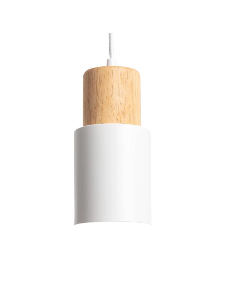 Abruzzo Lampa wisząca nowoczesna skandynawska E27 biała Vita ABR-ZE27-VITA-B