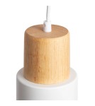 Pendant lamps - Abruzzo Modern Scandinavian pendant lamp E27 white Vita ABR-ZE27-VITA-B - product 3