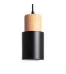 Pendant lamps - Abruzzo Modern Scandinavian pendant lamp E27 black Vita ABR-ZE27-VITA-C - product 1