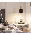 Pendant lamps - Abruzzo Modern Scandinavian pendant lamp E27 black Vita ABR-ZE27-VITA-C - product 7