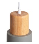 Abruzzo Lampa wisząca nowoczesna skandynawska E27 szara Vita ABR-ZE27-VITA-S