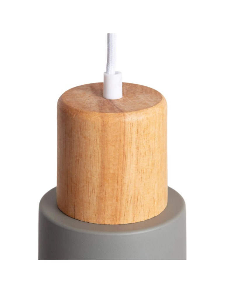 Pendant lamps - Abruzzo Modern Scandinavian pendant lamp E27 grey Vita ABR-ZE27-VITA-S - product kolory-swiatla.pl 2