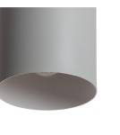 Pendant lamps - Abruzzo Modern Scandinavian pendant lamp E27 grey Vita ABR-ZE27-VITA-S - product 3