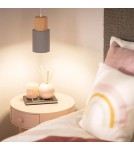 Pendant lamps - Abruzzo Modern Scandinavian pendant lamp E27 grey Vita ABR-ZE27-VITA-S - product 6