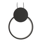 Abruzzo Lampa wisząca nowoczesna nordycka Czarna 10W 3000K Totti ABR-LWTIT-C