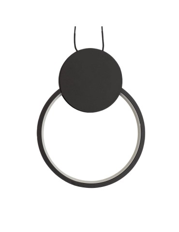 Abruzzo Lampa wisząca nowoczesna nordycka Czarna 10W 3000K Totti ABR-LWTIT-C