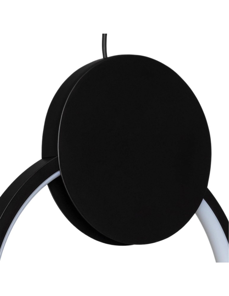 Pendant lamps - Abruzzo Modern Nordic Pendant Lamp Black 10W 3000K Totti ABR-LWTIT-C - product kolory-swiatla.pl 2