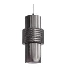 Pendant lamps - Abruzzo Nordic Grey Glass Pendant Lamp E27 Bella ABR-LWS-BELL-C - product 1