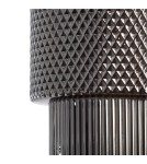 Abruzzo Lampa Wisząca nordycka szara ze szkła E27 Bella ABR-LWS-BELL-C