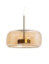 View Abruzzo Glass pendant lamp Ø33 cm 7W amber Chino ABR-LWS-A-CHI