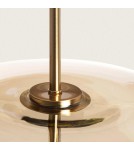 Abruzzo Lampa wisząca szklana Ø33 cm 7W bursztynowa Chino ABR-LWS-A-CHI