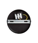 Pendant lamps - Abruzzo Milky Glass Pendant Lamp Black Ø30cm G9 Dizzaro Duo ABR-LWMC-DIZZ4 - product 3