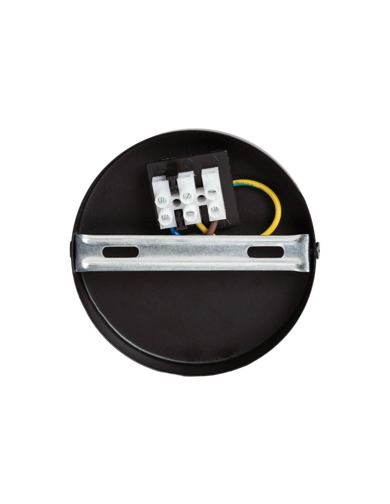 Abruzzo Lampa Wisząca ze szkła mlecznego Czarna Ø30cm G9 Dizzaro Duo ABR-LWMC-DIZZ4