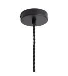 Pendant lamps - Abruzzo Milky Glass Pendant Lamp Black Ø30cm G9 Dizzaro Duo ABR-LWMC-DIZZ4 - product 4