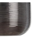 Abruzzo Lampa wisząca szklana szara E27 Bonzo ABR-LWS-C-BON