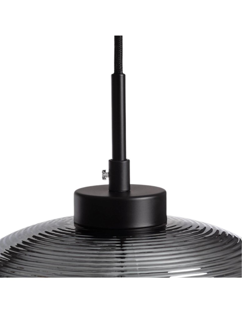 Pendant lamps - Abruzzo Glass pendant lamp grey E27 Bonzo ABR-LWS-C-BON - product kolory-swiatla.pl 4