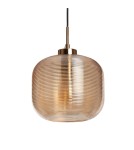 Abruzzo Lampa wisząca szklana bursztynowa E27 Bonzo ABR-LWS-A-BON