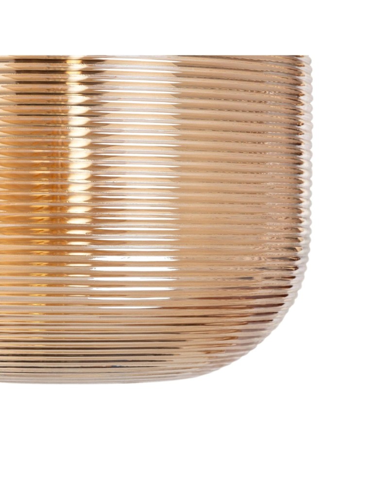 Abruzzo Lampa wisząca szklana bursztynowa E27 Bonzo ABR-LWS-A-BON