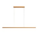 Pendant lamps - Abruzzo Wood color linear pendant lamp 60cm 30W CCT Arche ABR-LWL-CCT-ARC-D - product 1