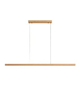 Abruzzo Lampa wisząca liniowa kolor drewna 60cm 30W CCT Arche ABR-LWL-CCT-ARC-D