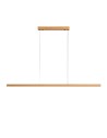 View Abruzzo Wood color linear pendant lamp 60cm 30W CCT Arche ABR-LWL-CCT-ARC-D
