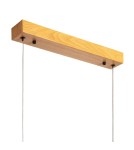 Pendant lamps - Abruzzo Wood color linear pendant lamp 60cm 30W CCT Arche ABR-LWL-CCT-ARC-D - product 2