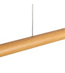 Pendant lamps - Abruzzo Wood color linear pendant lamp 60cm 30W CCT Arche ABR-LWL-CCT-ARC-D - product 4